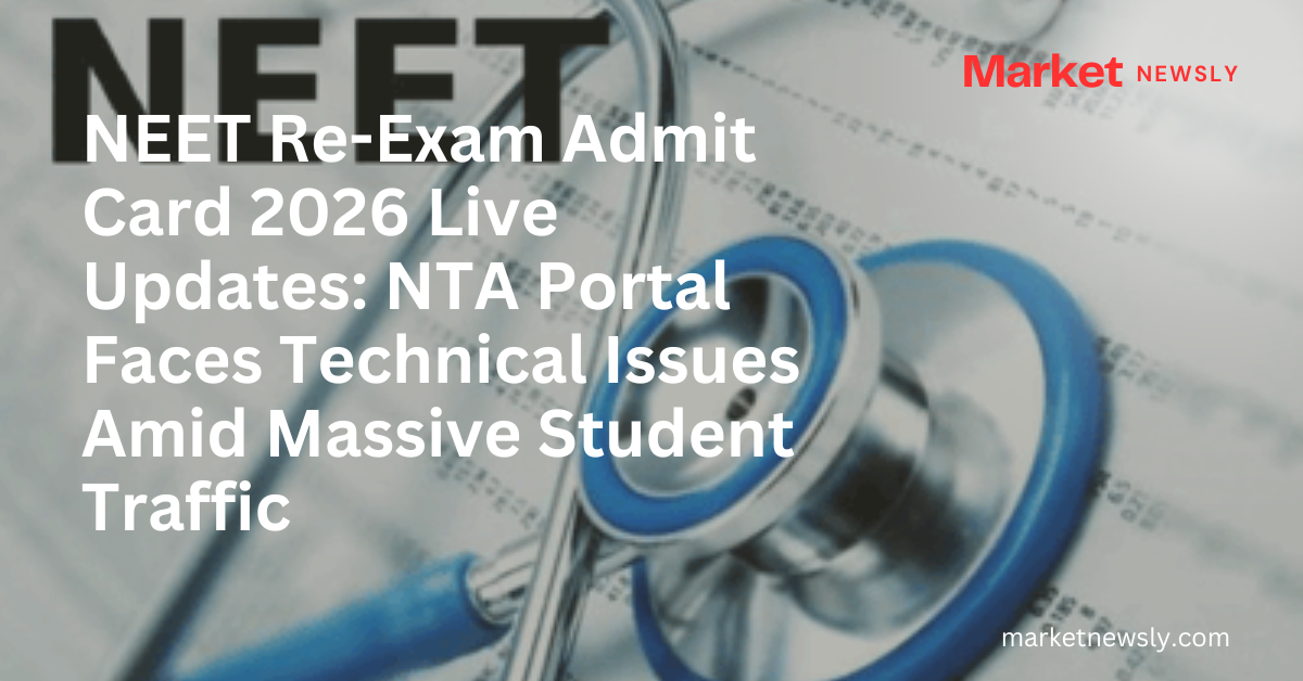 NEET Re-Exam Admit Card 2026 Live Updates: Major NTA Server Crash Causes