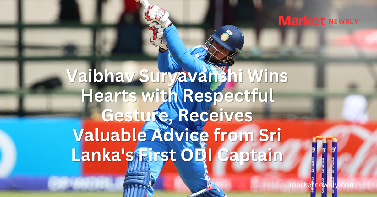 Vaibhav Suryavanshi Gets Valuable Advice from Sri Lanka’s First ODI Captain, Heartwarming Video Goes Viral